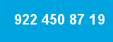 922 450 87 19